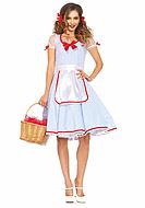 Dorothy fra Trollmannen fra Oz, kostyme-kjole, rutete mønster